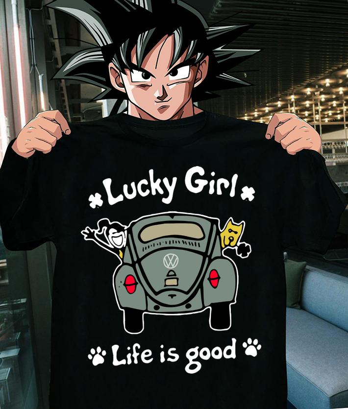 Volkswagen Lucky Girl life is good t-shirt shirt