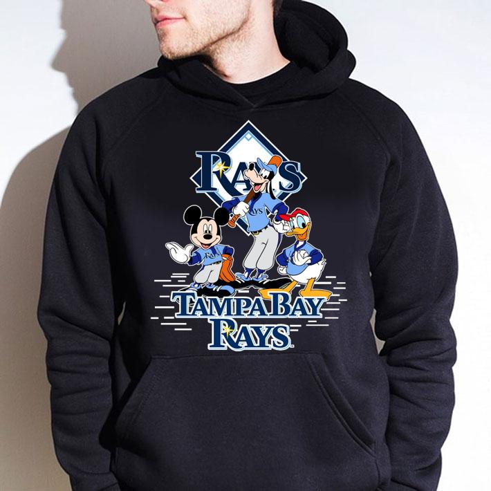 Disney Mickey Mouse Goofy Donald Duck Tampa Bay Rays Logo t-shirt hoodie