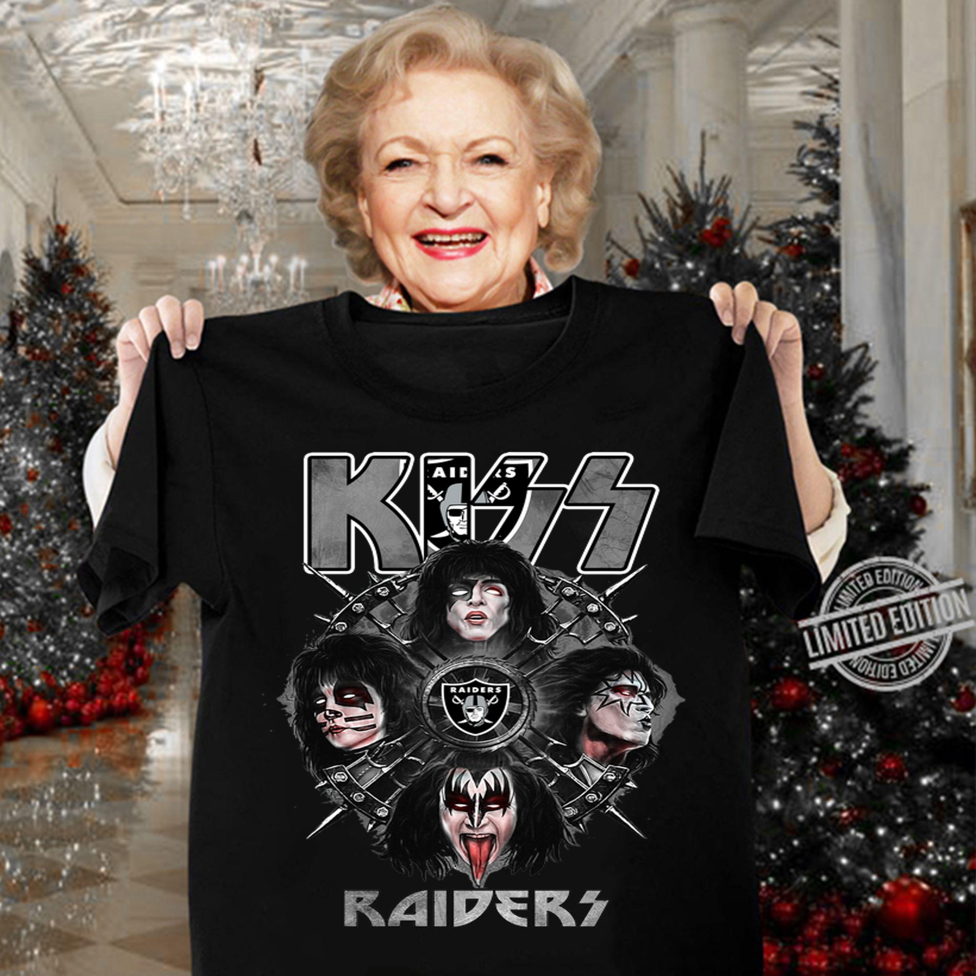 KISS Band Raiders Oakland Raiders t-shirt woman shirt
