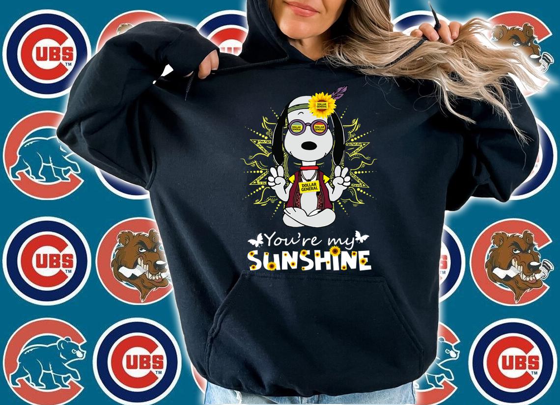 Snoopy Dollar General You Are My Sunshine Sunflower t-shirt hoodie