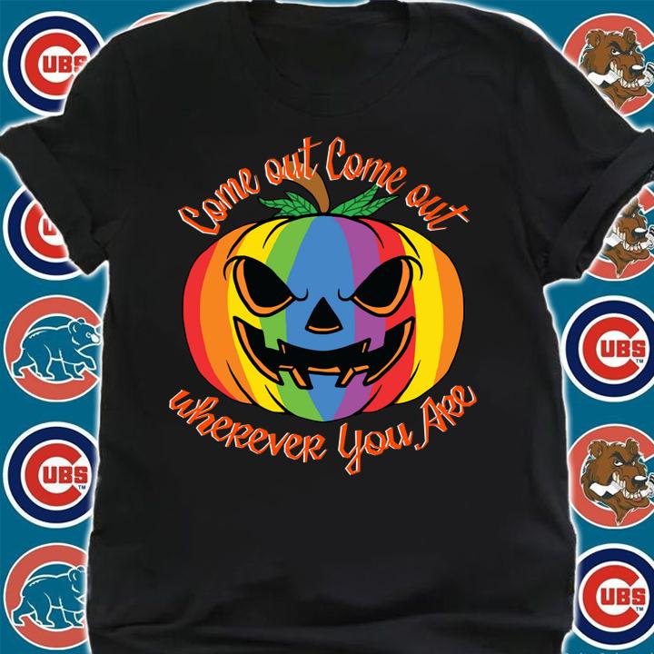 Come Out Wherever You Are - Gay Pride - Gay Halloween t-shirt shirt