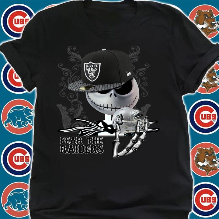 Oakland Raiders Jack Skellington fear the Raiders t-shirt shirt