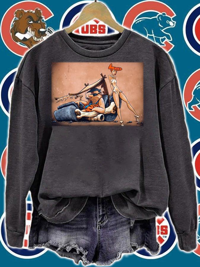 The Flintstones Go Lowbrow t-shirt sweatshirt