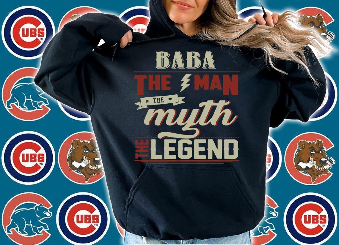 Fathers Day Grandpa Baba The Man Myth Legend t-shirt hoodie
