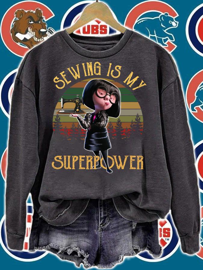 Sewing Is My Superpower Vintage Sewing t-shirt sweatshirt