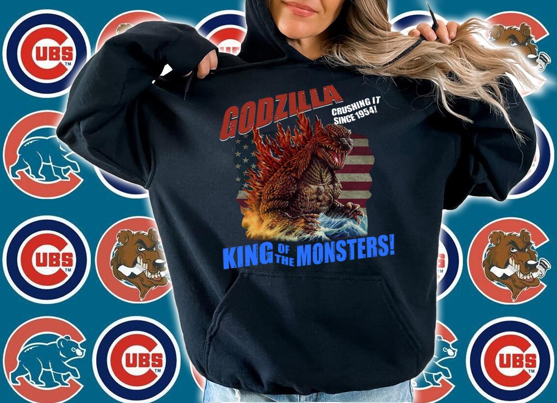 Godzilla Crushing It Since 1954 King Of The Monsters t-shirt hoodie