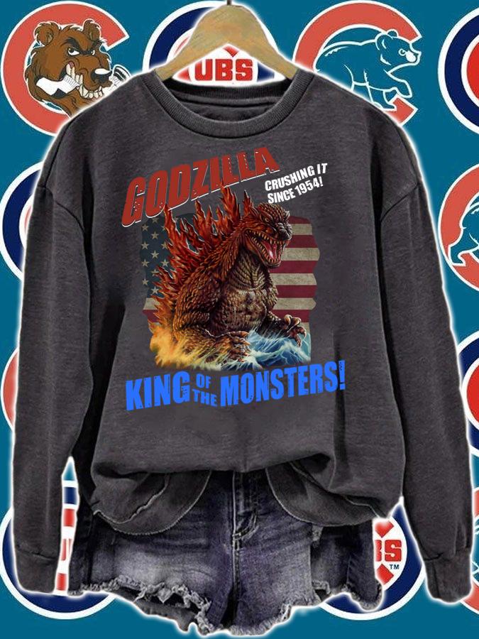 Godzilla Crushing It Since 1954 King Of The Monsters t-shirt sweatshirt