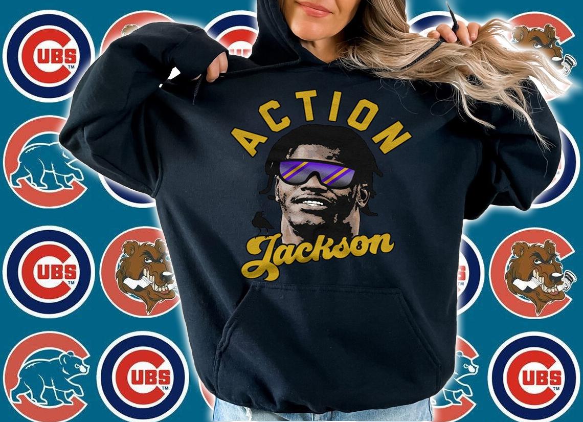 Lamar Jackson Action Jackson Baltimore Ravens t-shirt hoodie