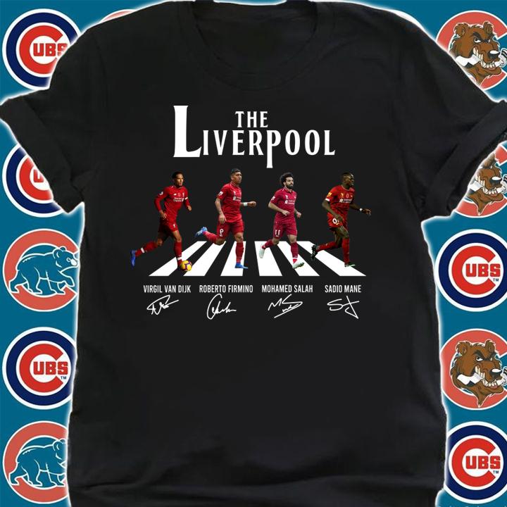 The Liverpool The Beatles Abbey Road signatures t-shirt shirt