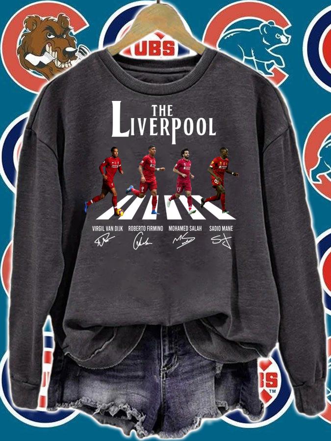 The Liverpool The Beatles Abbey Road signatures t-shirt sweatshirt