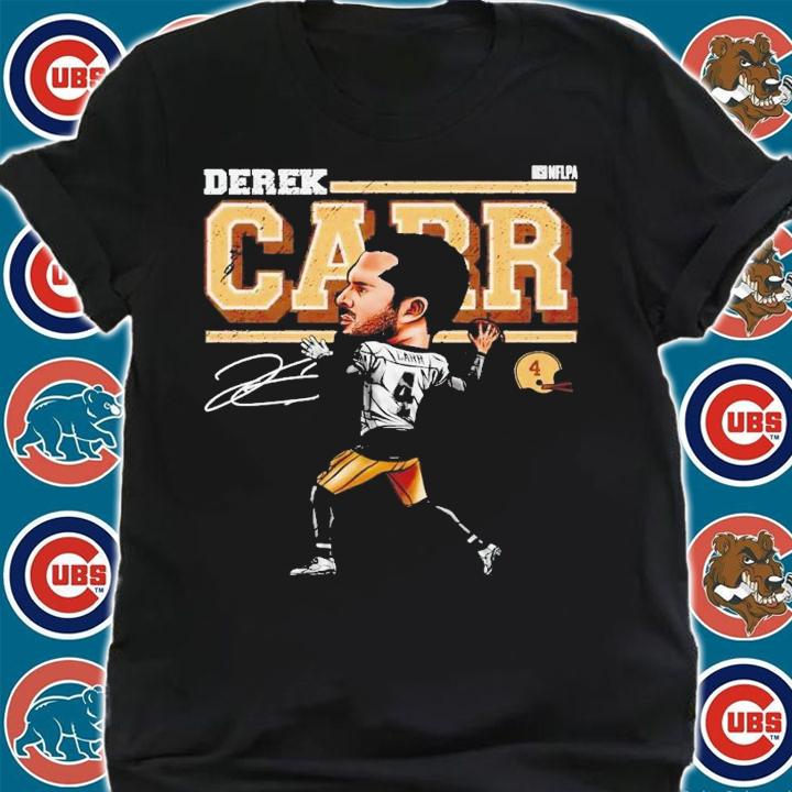 Derek Carr New Orleans Cartoon signature t-shirt shirt