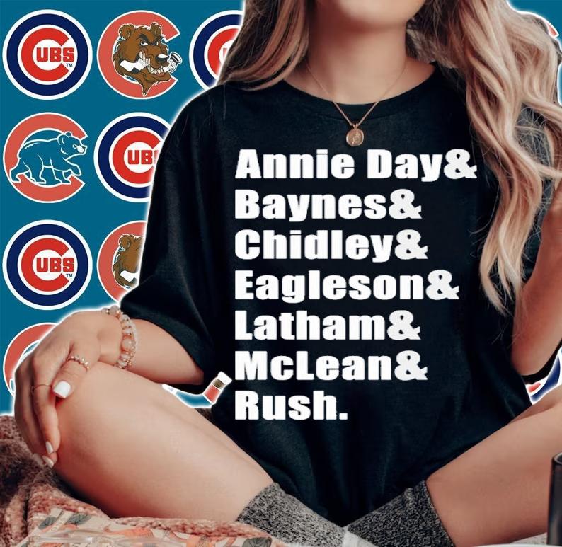 Annie Day Baynes Chidley Eagleson Latham Mclean Rush Shirt t-shirt woman shirt