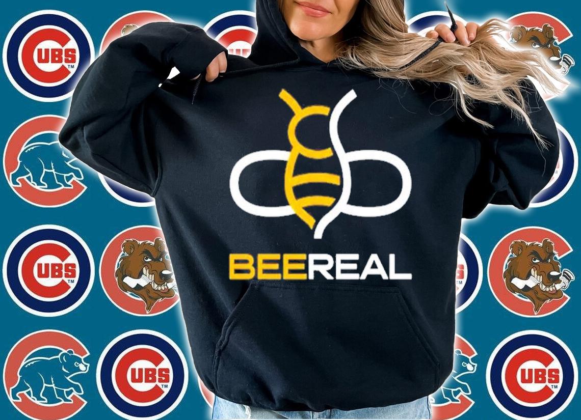 Beereal Bee t-shirt hoodie