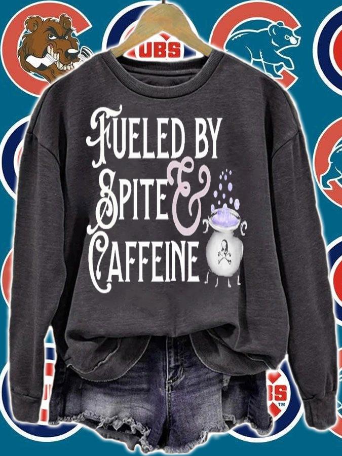 Charlie Knight Wearing Fueled By Spite & Caffeine Shirt t-shirt sweatshirt