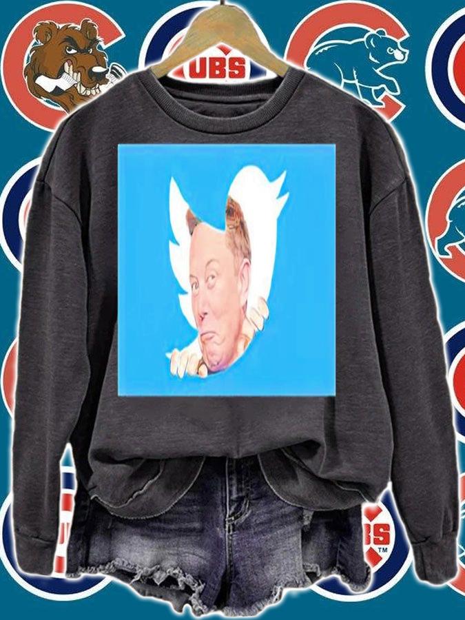Elon Musk buys Twitter Sarcastic Funny Ironic meme shirt t-shirt sweatshirt