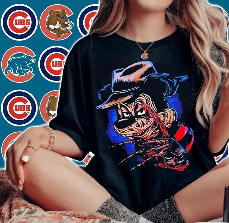 Freddy Krueger Mickey Mouse shirt t-shirt woman shirt