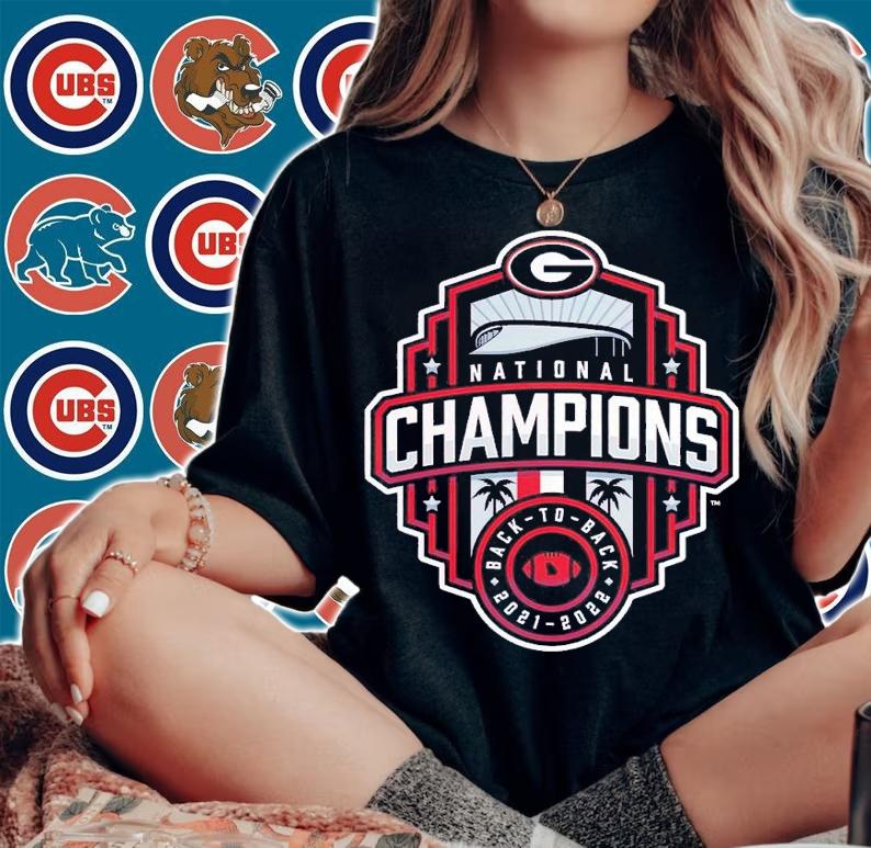 Georgia Bulldogs College Football Playoff 2022 National Champions Official Logo shirt t-shirt woman shirt