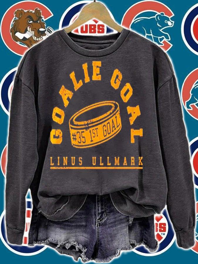 Goalie Goal Linus Ullmark #35 1ST Goal Shirt t-shirt sweatshirt