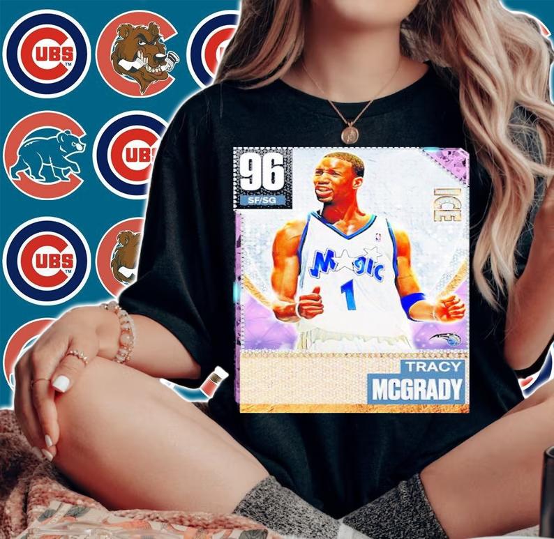 Henrytheblasian 96 Tracy Mcgrady Ice NBA 2K Myteam Shirt t-shirt woman shirt
