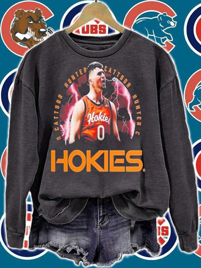 Hunter Cattoor Hokies basketball shirt t-shirt sweatshirt