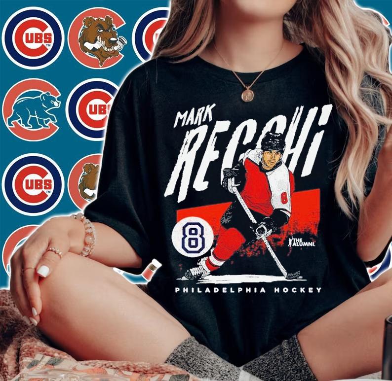 Mark Recchi Philadelphia Grunge hockey shirt t-shirt woman shirt