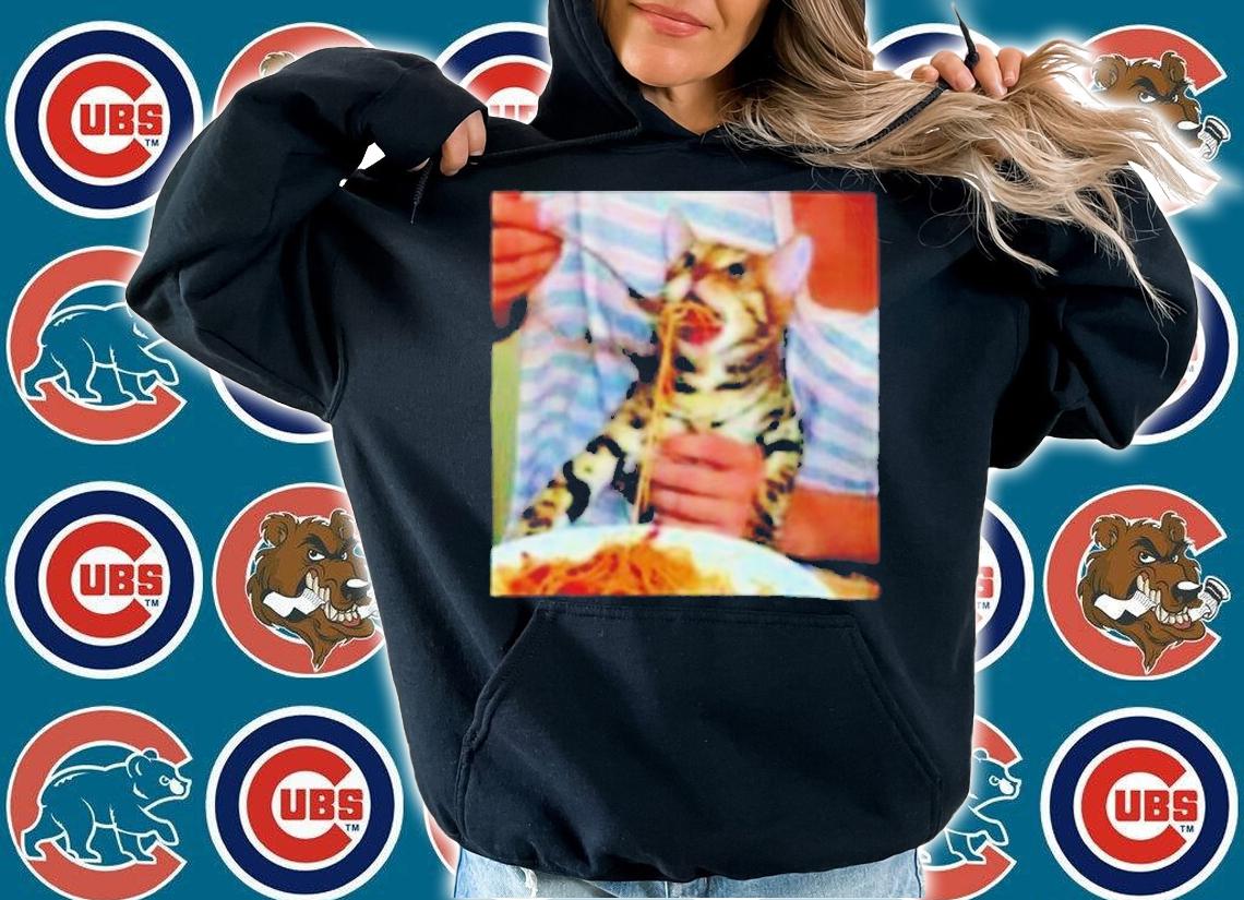 Me You My Memes Cat Eating Spaghetti Shirt t-shirt hoodie