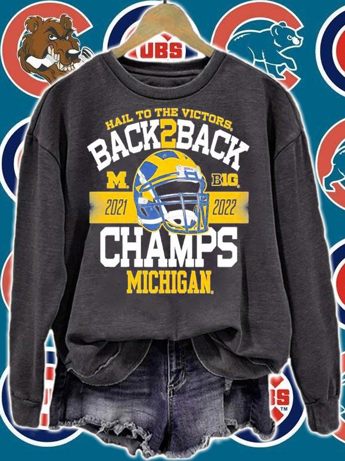 Michigan Wolverines Back-To-Back Big Ten Football Conference Champions shirt t-shirt sweatshirt