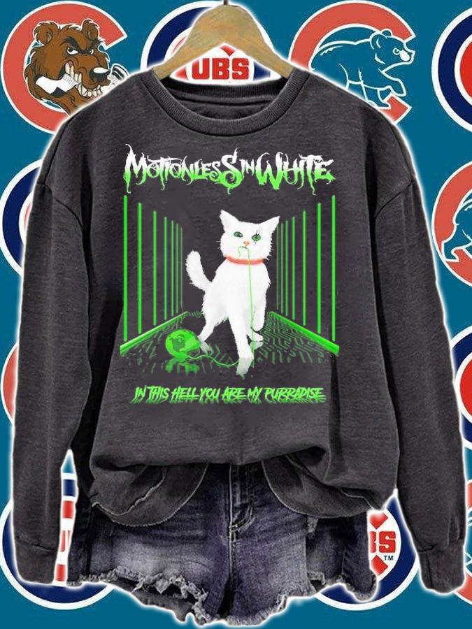 Motionless In White In This Hell You Are My Purradise Shirt t-shirt sweatshirt