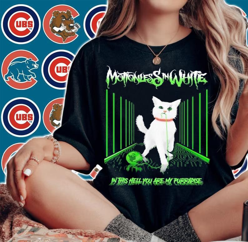 Motionless In White In This Hell You Are My Purradise Shirt t-shirt woman shirt