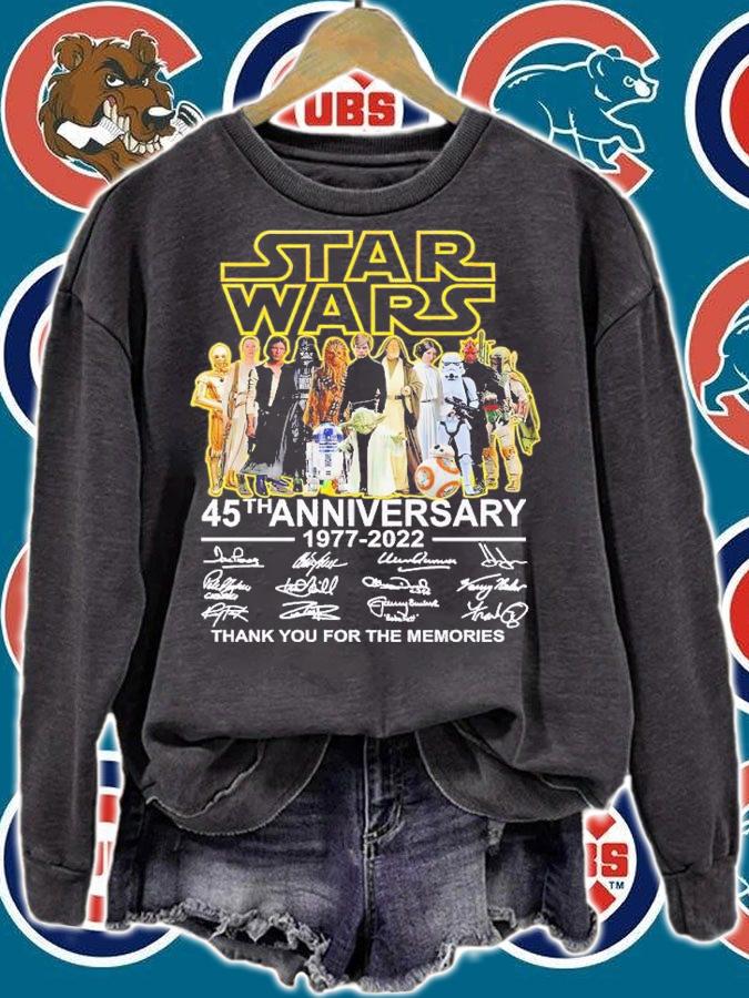 Star Wars 45th anniversary 1977 2022 thank you for the memories shirt t-shirt
