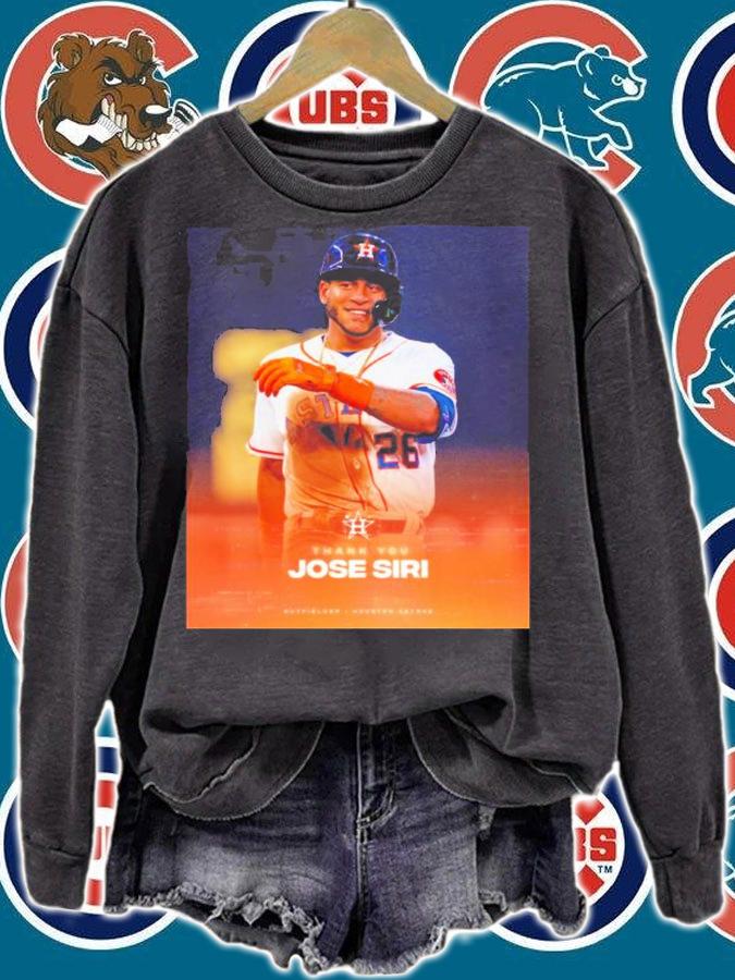 Thank You Jose Siri Outfielder Houston Astros Shirt t-shirt sweatshirt