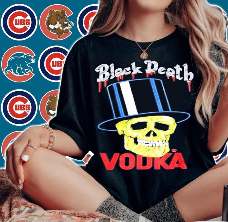 Black Death Vodka Slash Gun N Roses Shirt t-shirt