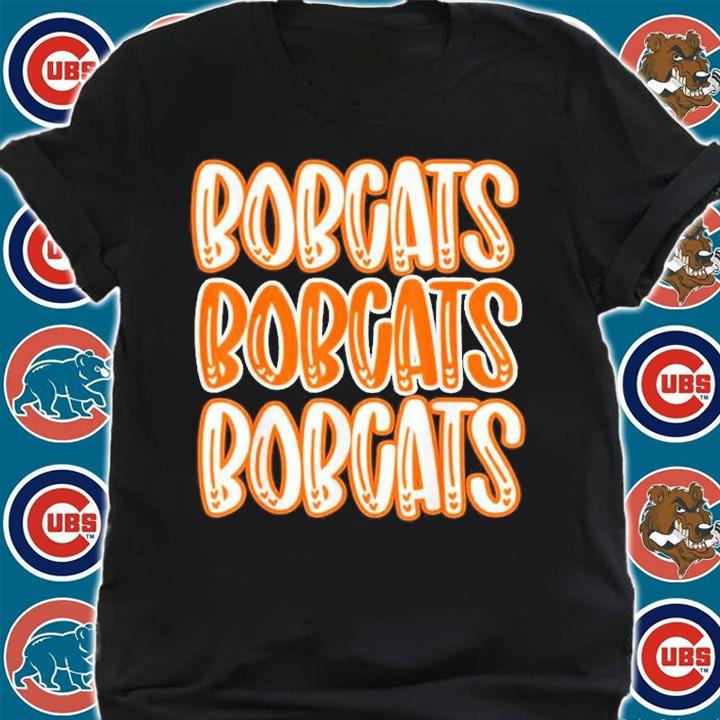 Bobcats Repeating School Spirit Orange Shirt t-shirt shirt