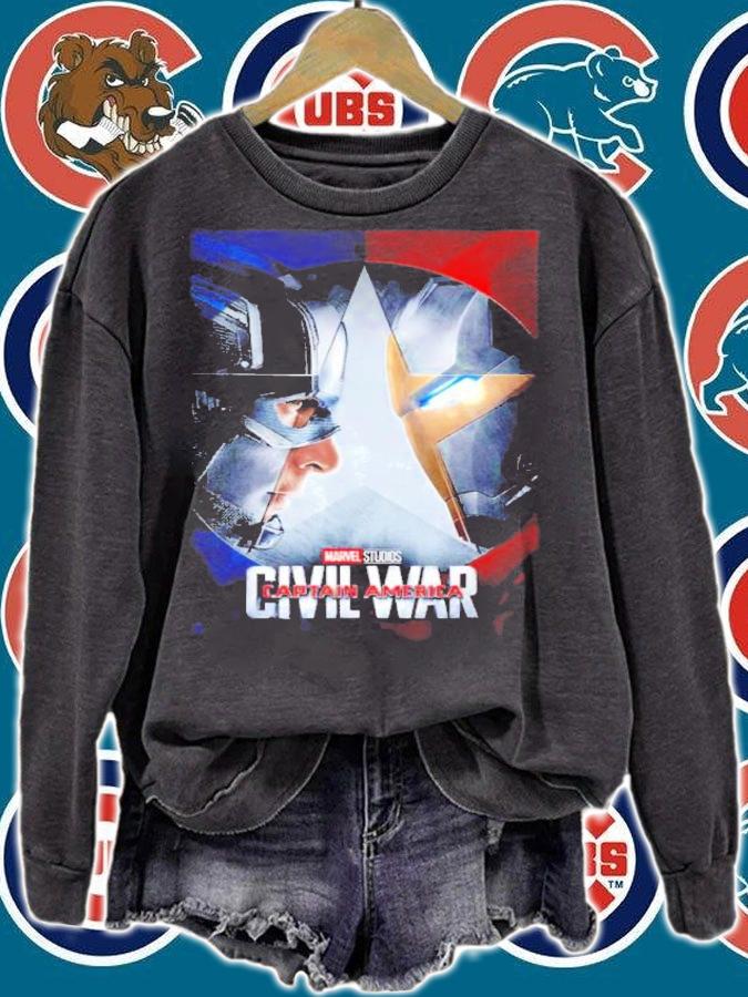 Marvel Studios Captain America Civil War Movie Graphic Shirt t-shirt