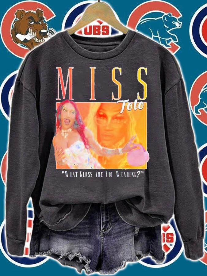 Miss Toto retro gloss shirt t-shirt