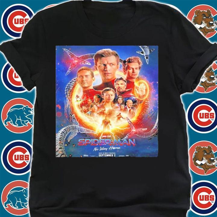 No Way Home Spider-Man Movie Poster September 2 Shirt t-shirt shirt