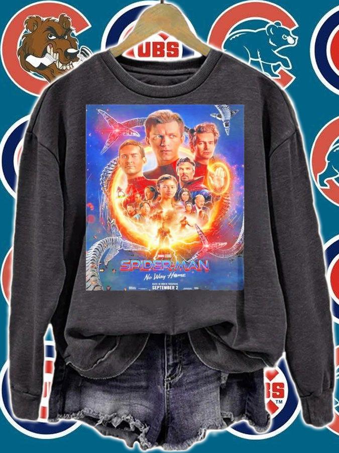 No Way Home Spider-Man Movie Poster September 2 Shirt t-shirt sweatshirt