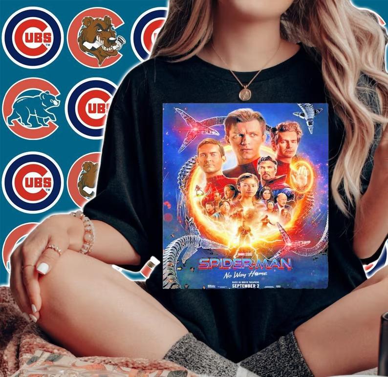 No Way Home Spider-Man Movie Poster September 2 Shirt t-shirt woman shirt