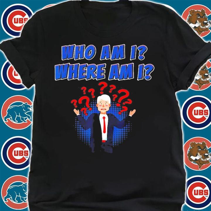 Republican Who Am I Where Am I Anti Biden Trump 2024 Shirt t-shirt shirt