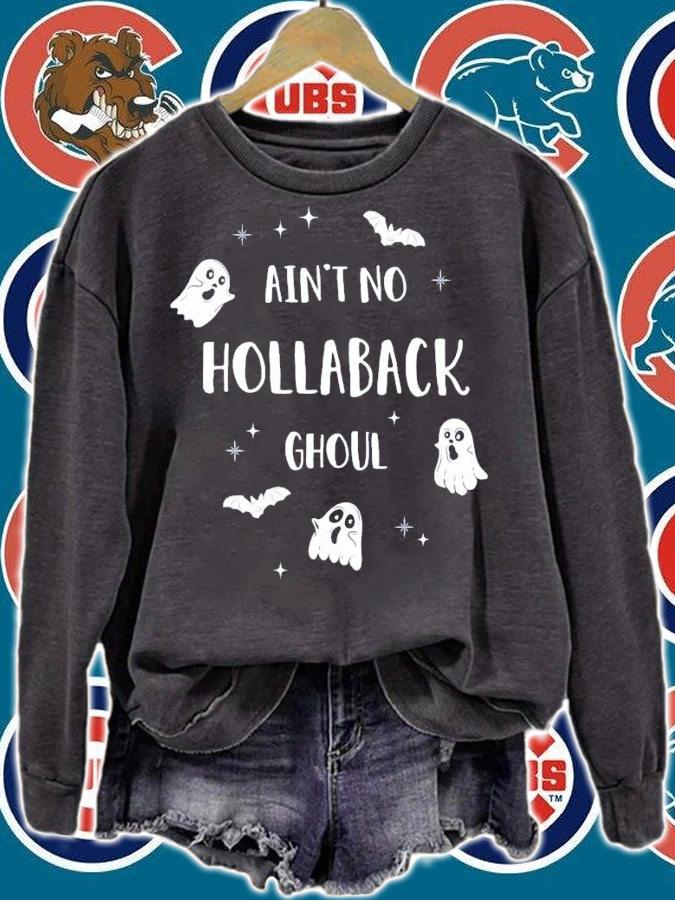 Ain't No Hollaback Ghoul Halloween Boo T-Shirt t-shirt sweatshirt