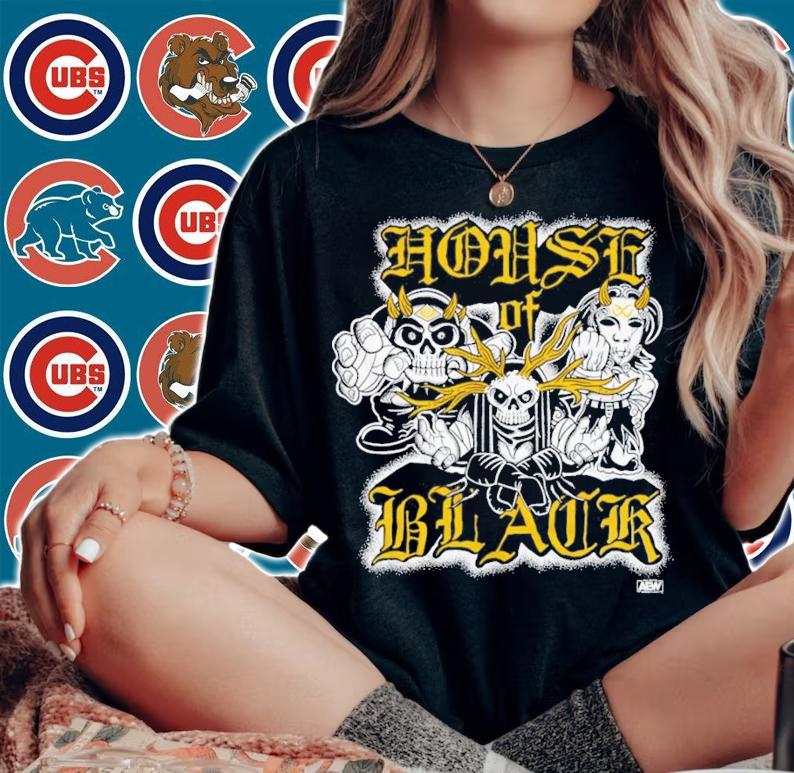 All Elite Wrestling House Of Black Monsters T-Shirt t-shirt woman shirt