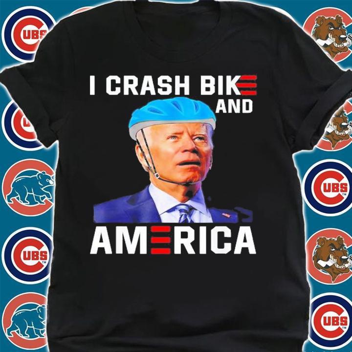 Biden Bike Bicycle I Crash Bikes And Economies T-Shirt t-shirt