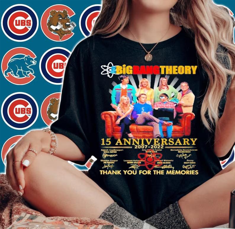 Bigbang Theories 15th Anniversary Signatures Thank You For The Memories Shirt t-shirt