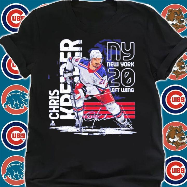 Chris Kreider New York R Skyline Hockey Signatures Shirt t-shirt