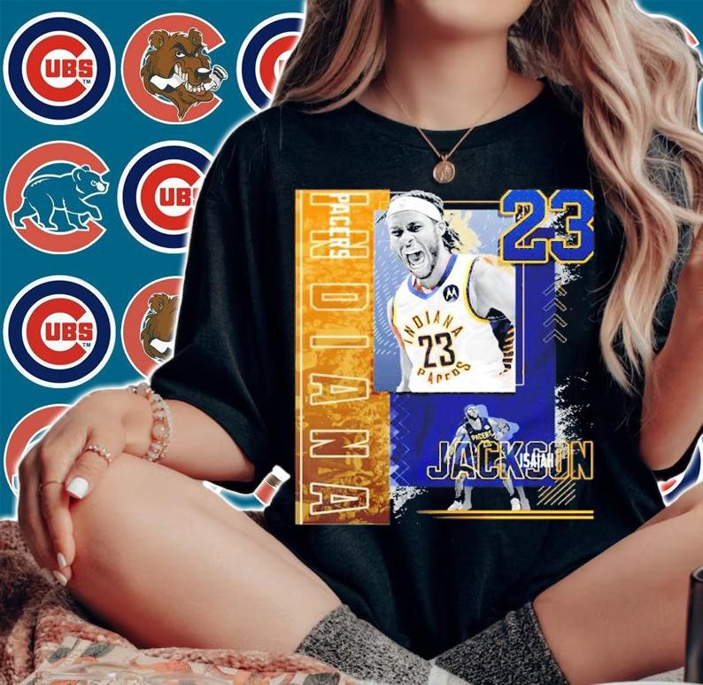 Isaiah Jackson Basketball Paper Poster Pacers 2 Shirt t-shirt