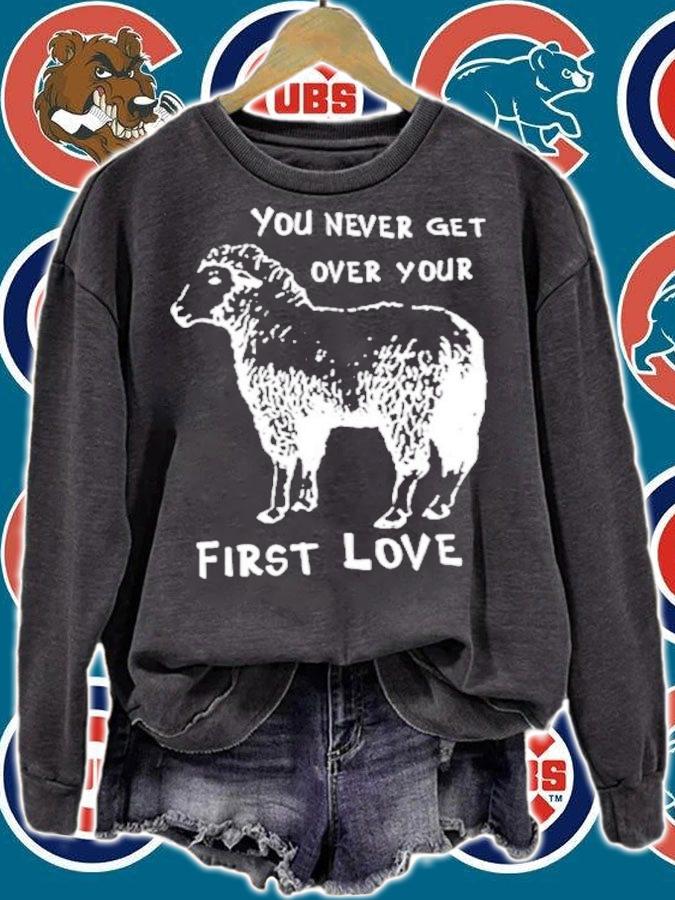 Sheep You Never Get Over Your First Love Shirt t-shirt