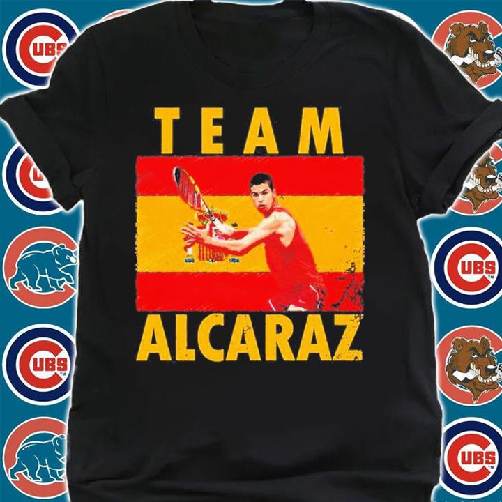 Spain Flag Team Alcaraz Carlos Alcaraz T-Shirt t-shirt