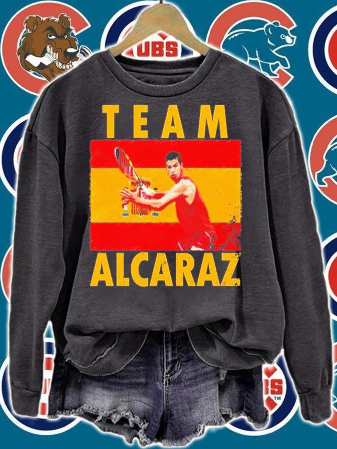 Spain Flag Team Alcaraz Carlos Alcaraz T-Shirt t-shirt