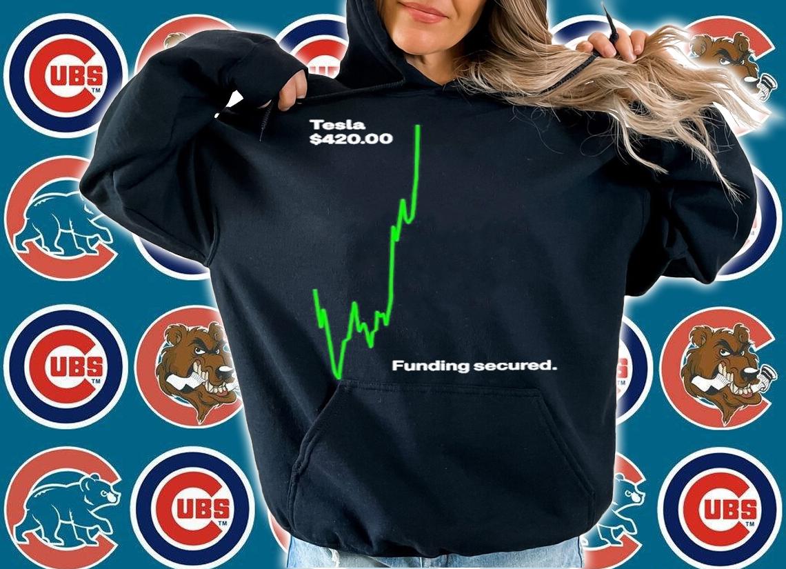 Tesla $42000 Funding Secured Shirt t-shirt hoodie