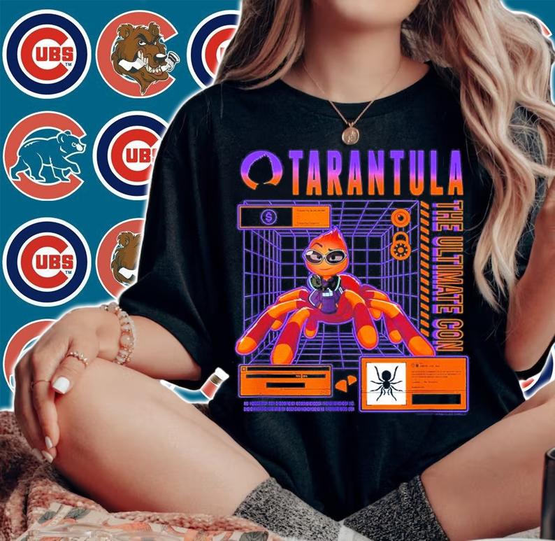 The Bad Guys Ms. Tarantula Tech Schematic shirt t-shirt